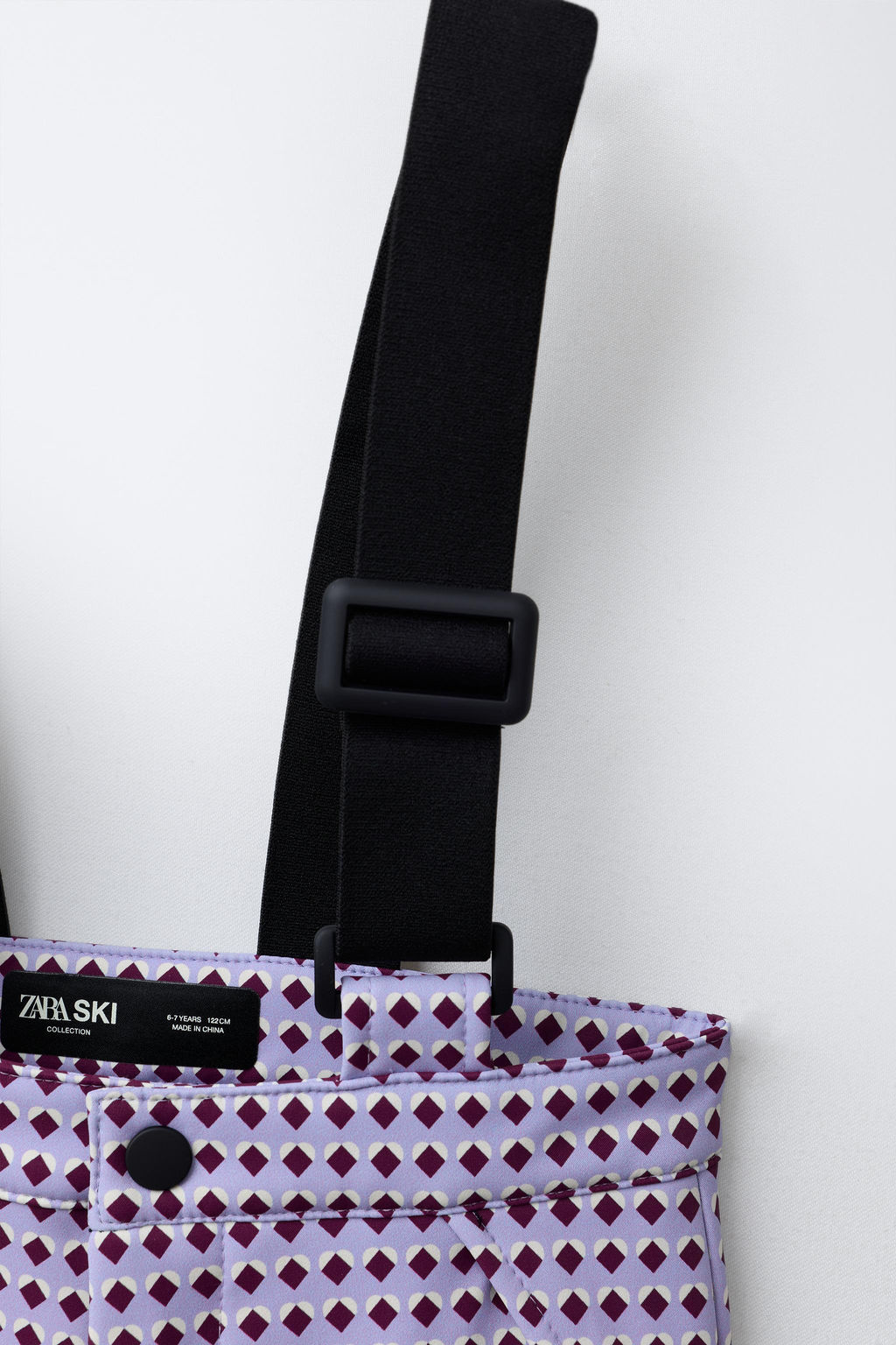 PANTAL?N TIRANTES WATER RESISTANT Y WINDPROOF RECCO® SYSTEM SKI COLLECTION / Malva - Zara фото 5