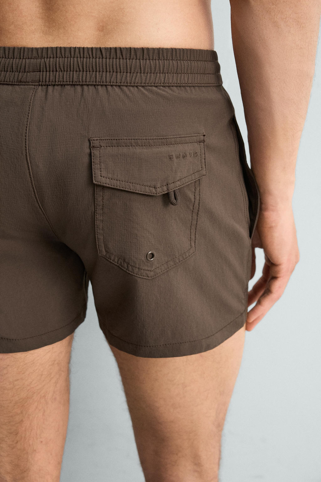 BA?ADOR CORTO ESTRUCTURA / Marr?n - Zara фото 10
