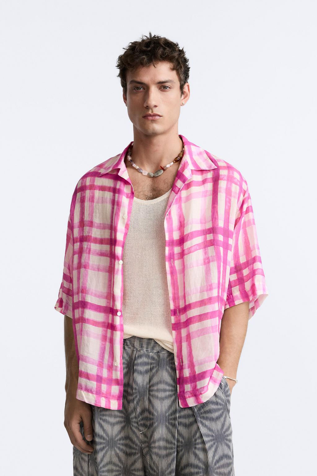 CHECK PRINT SHIRT - LIMITED EDITION - Zara фото 2