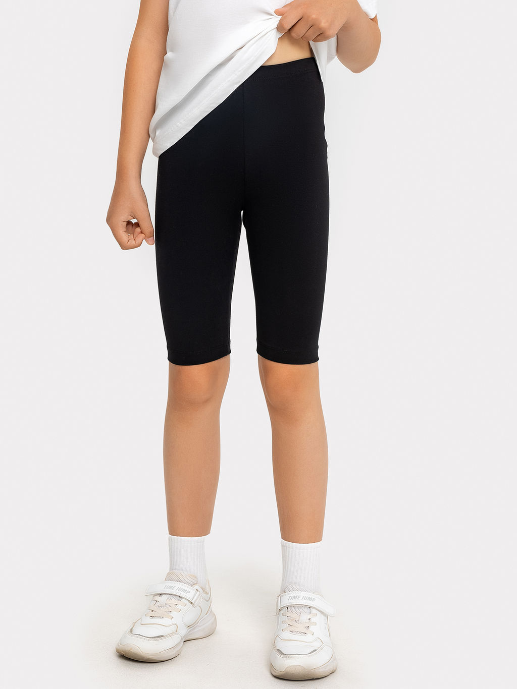 Шорты-велосипедки для девочек мультипак (2 шт.) в черном цвете - Mark formelle фото 3