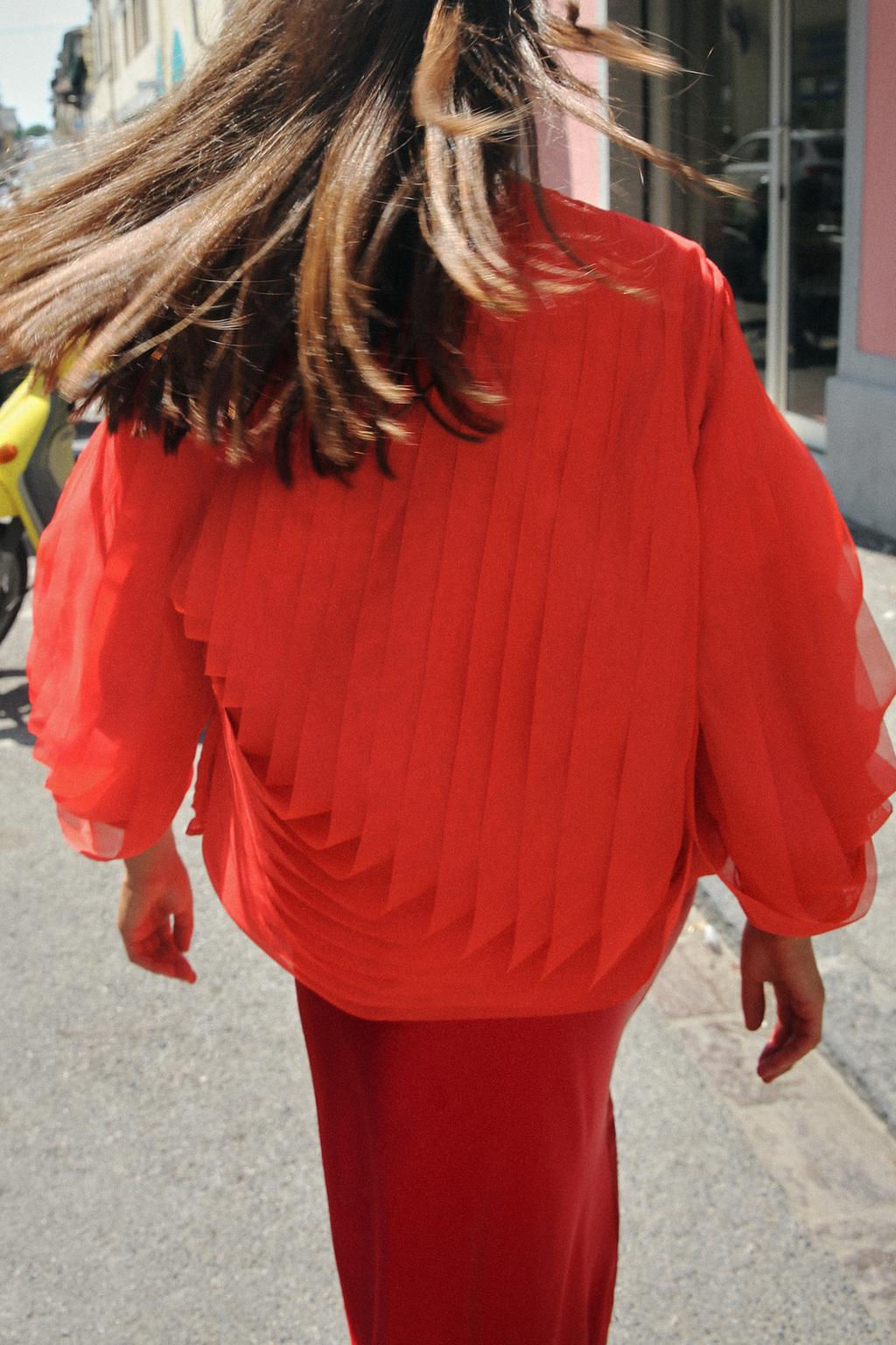 TEXTURED ORGANZA JACKET - Zara фото 3