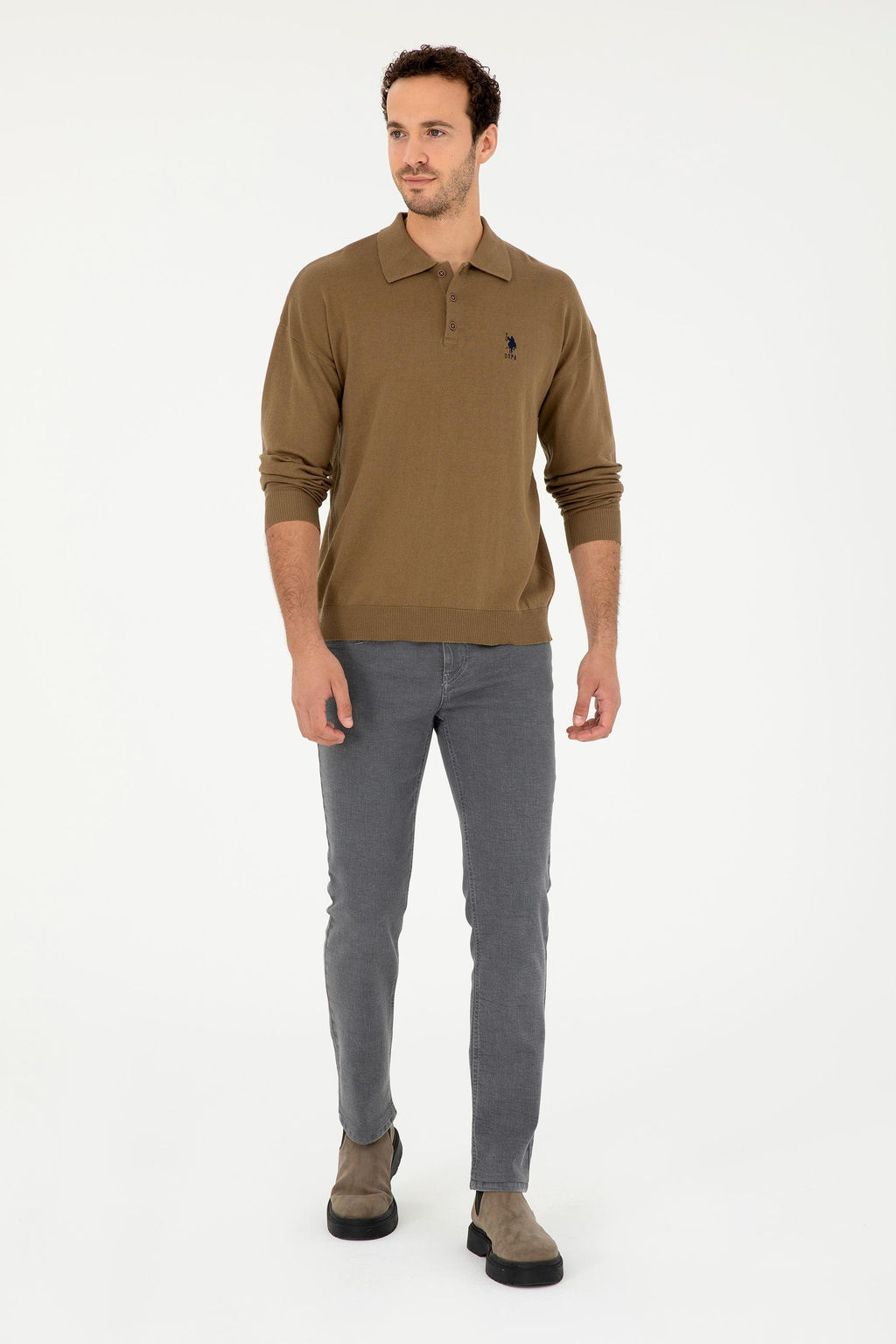 Мужские серые джинсовые брюки Неожиданная скидка в корзине - U.s. polo assn фото 3