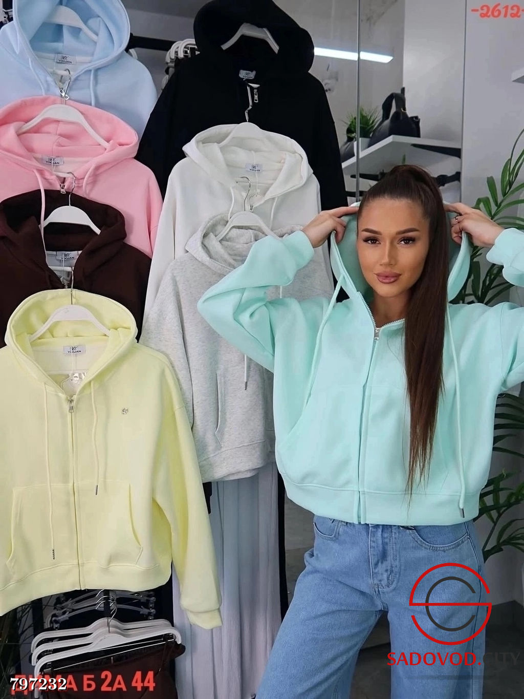 толстовка женская с капюшоном - Bruno фото 7