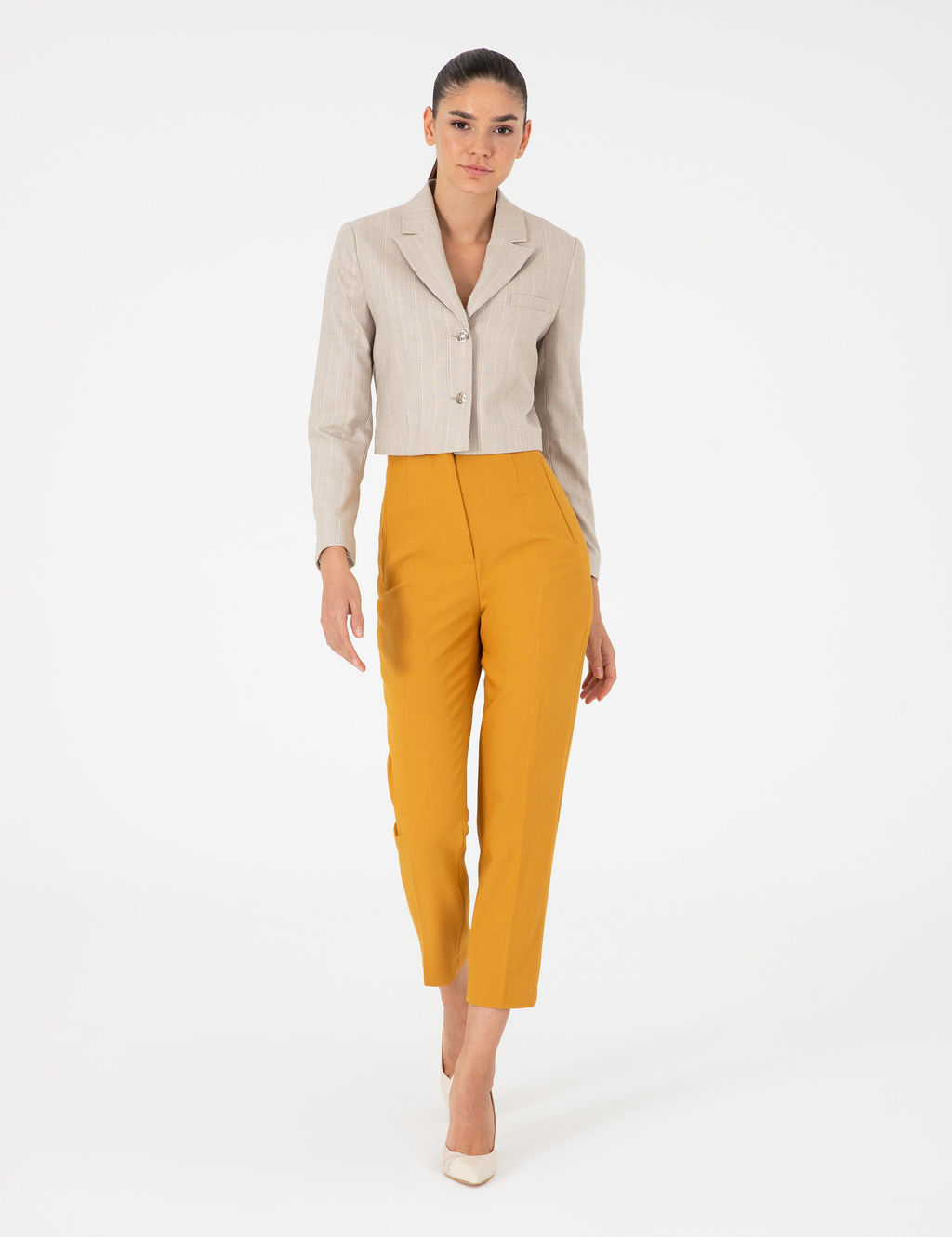 Safran Carrot Fit Kuma_ Pantolon - Pierre cardin фото 3