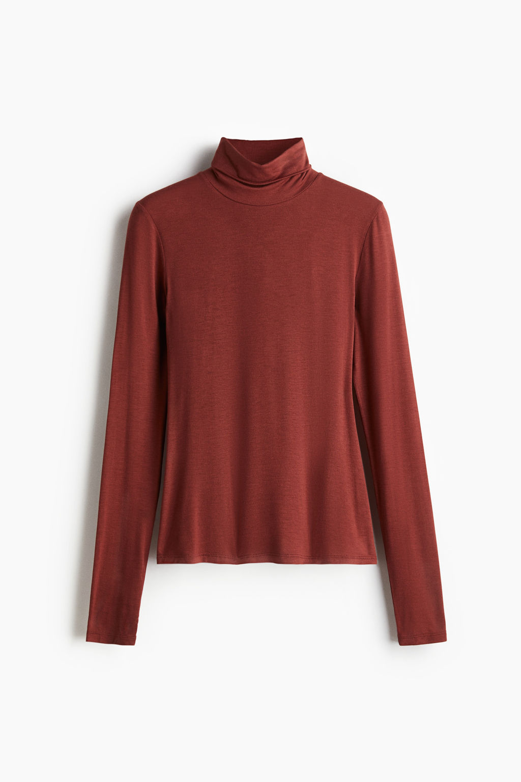 Top de viscosa con cuello alto