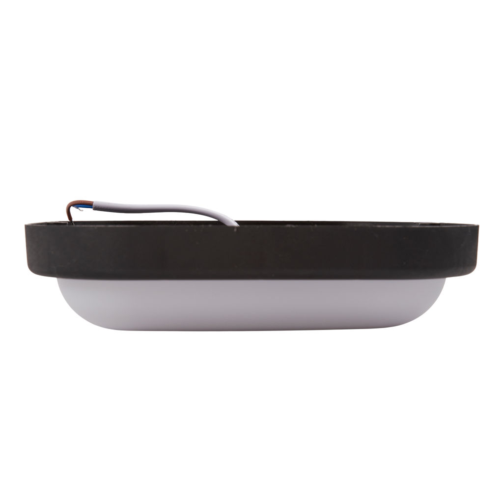 ULW-Q229 18W/4000K IP65 BLACK Светильник светодиодный влагозащищенный. Квадрат. Белый свет (4000K). 155?155?37мм. Корпус черный. ТМ Volpe
