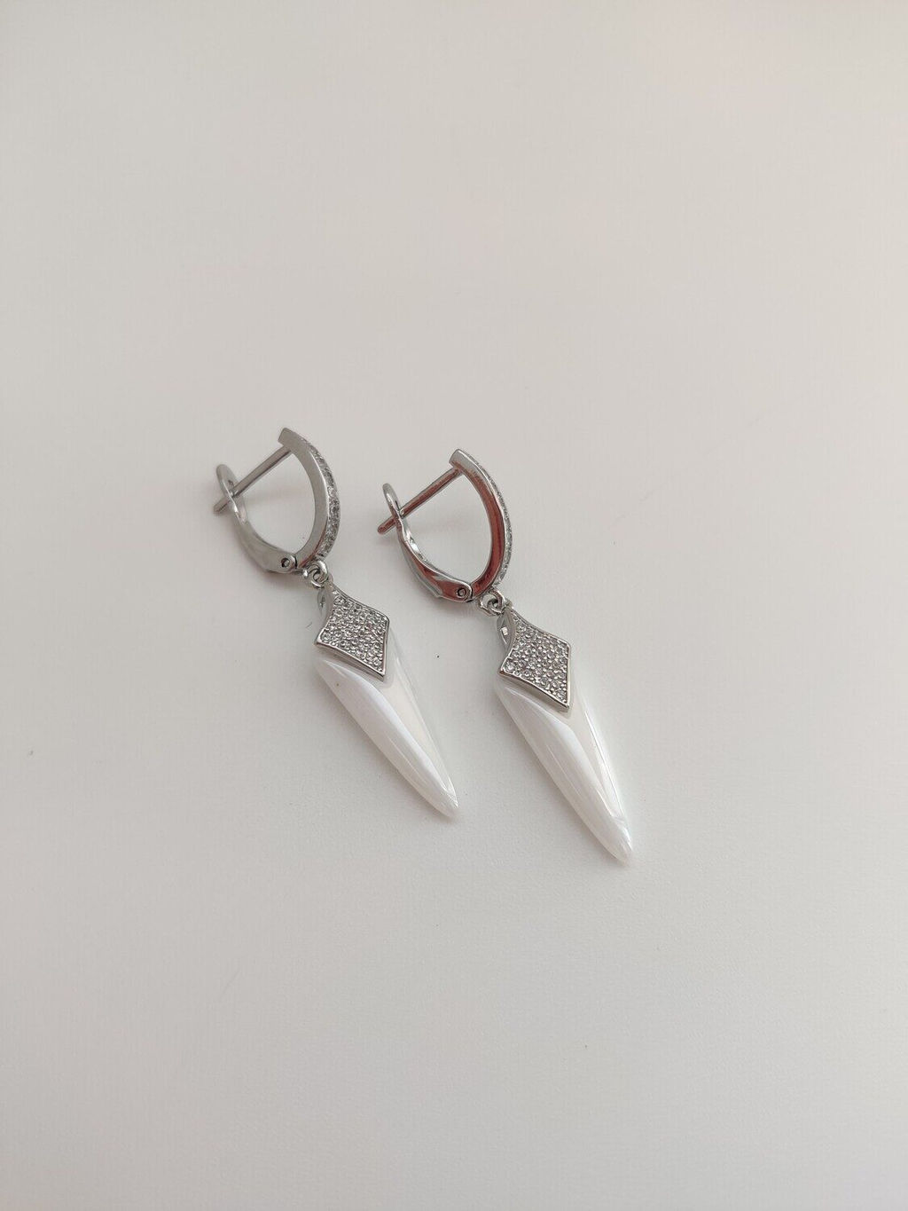 Серьги с керамикой