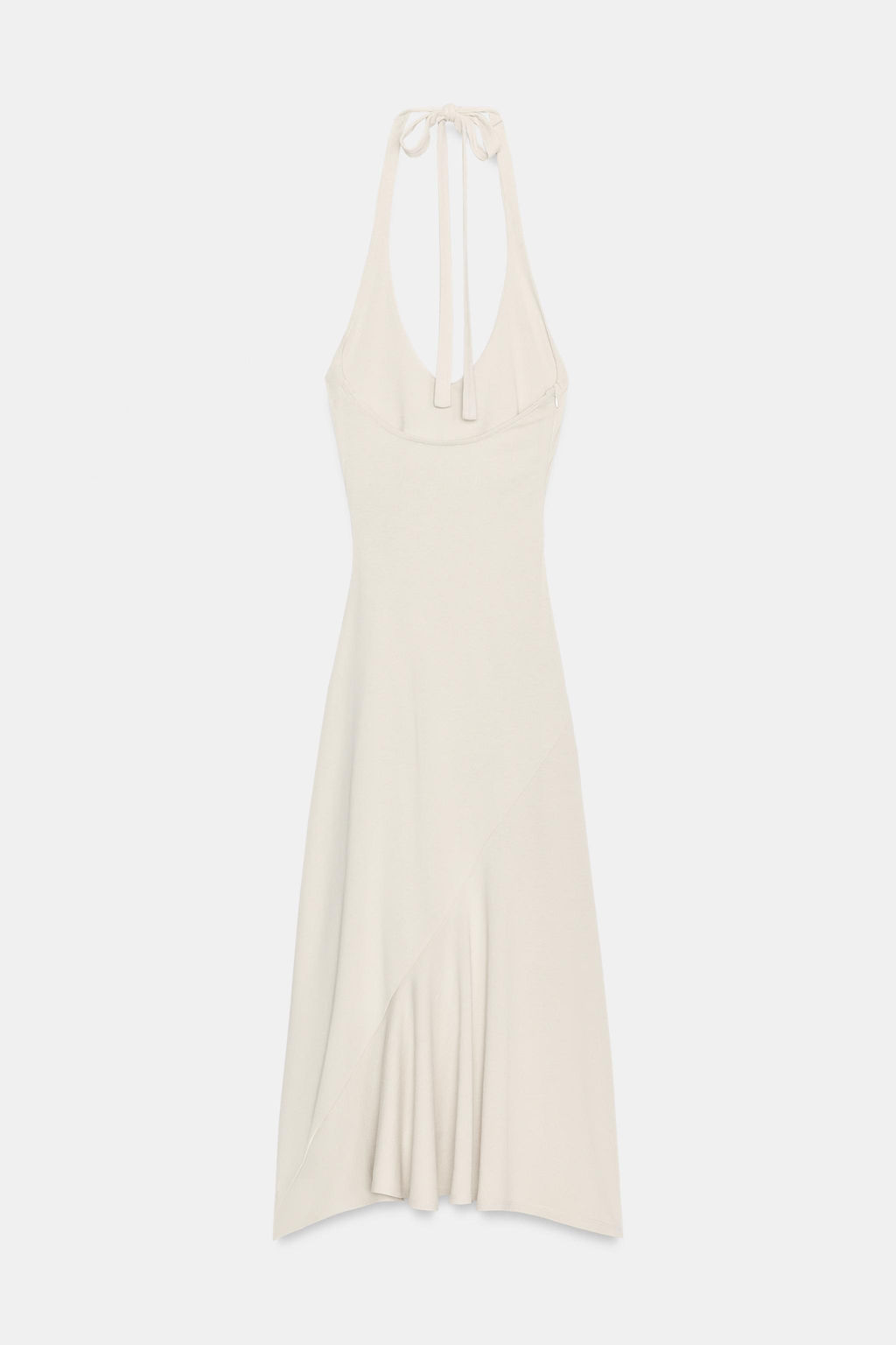 VESTIDO ESPALDA DESCUBIERTA / Beige - Zara фото 8