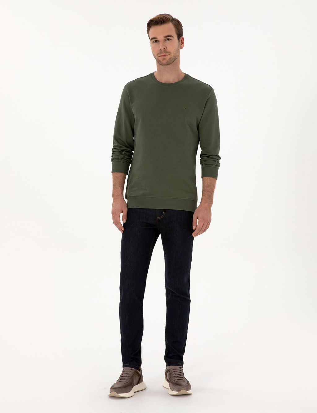 Haki Regular Fit Sweatshirt - Cacharel фото 4
