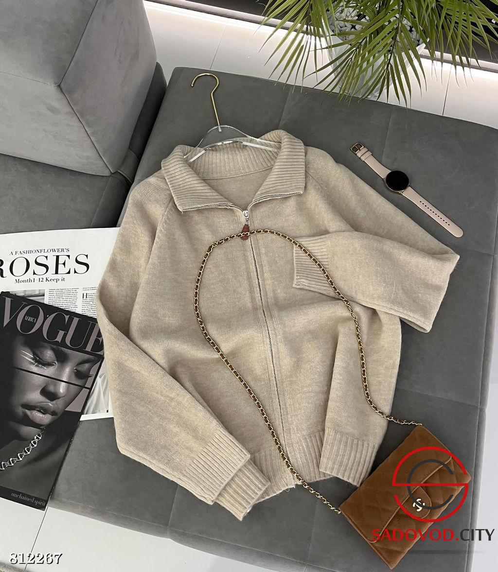 Свитер на замке женский - Bruno фото 6