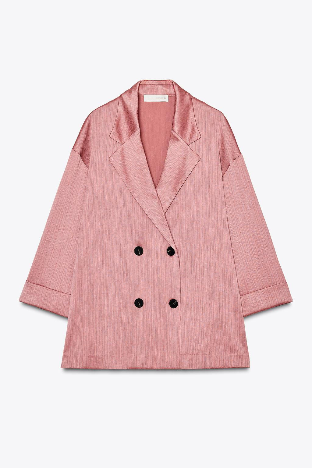CREASED-EFFECT BLAZER - Zara фото 7