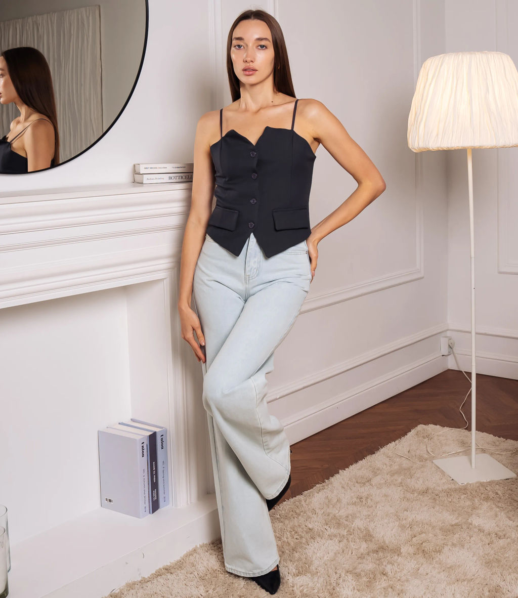 Топ #КТ5551, графит - Dommod фото 4