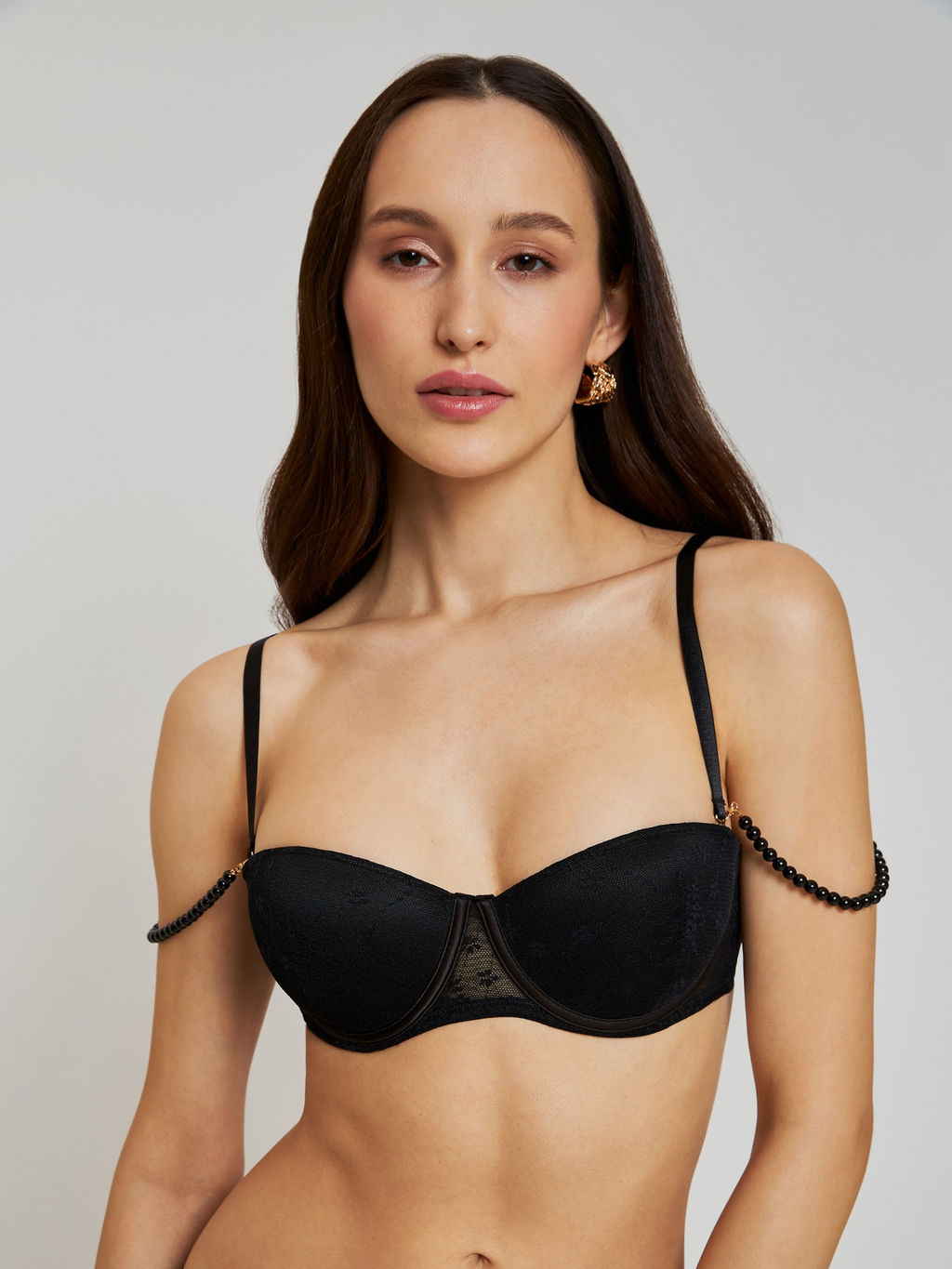 Бюстгальтер Balconette жен. Andressa черный - Infinity Lingerie фото 2