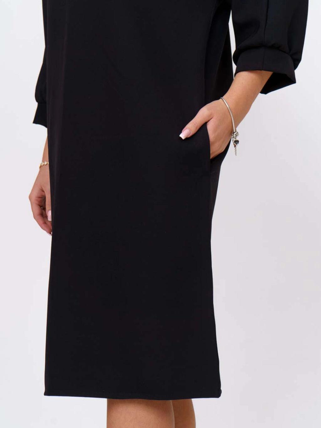 Платье женское, цвет черный