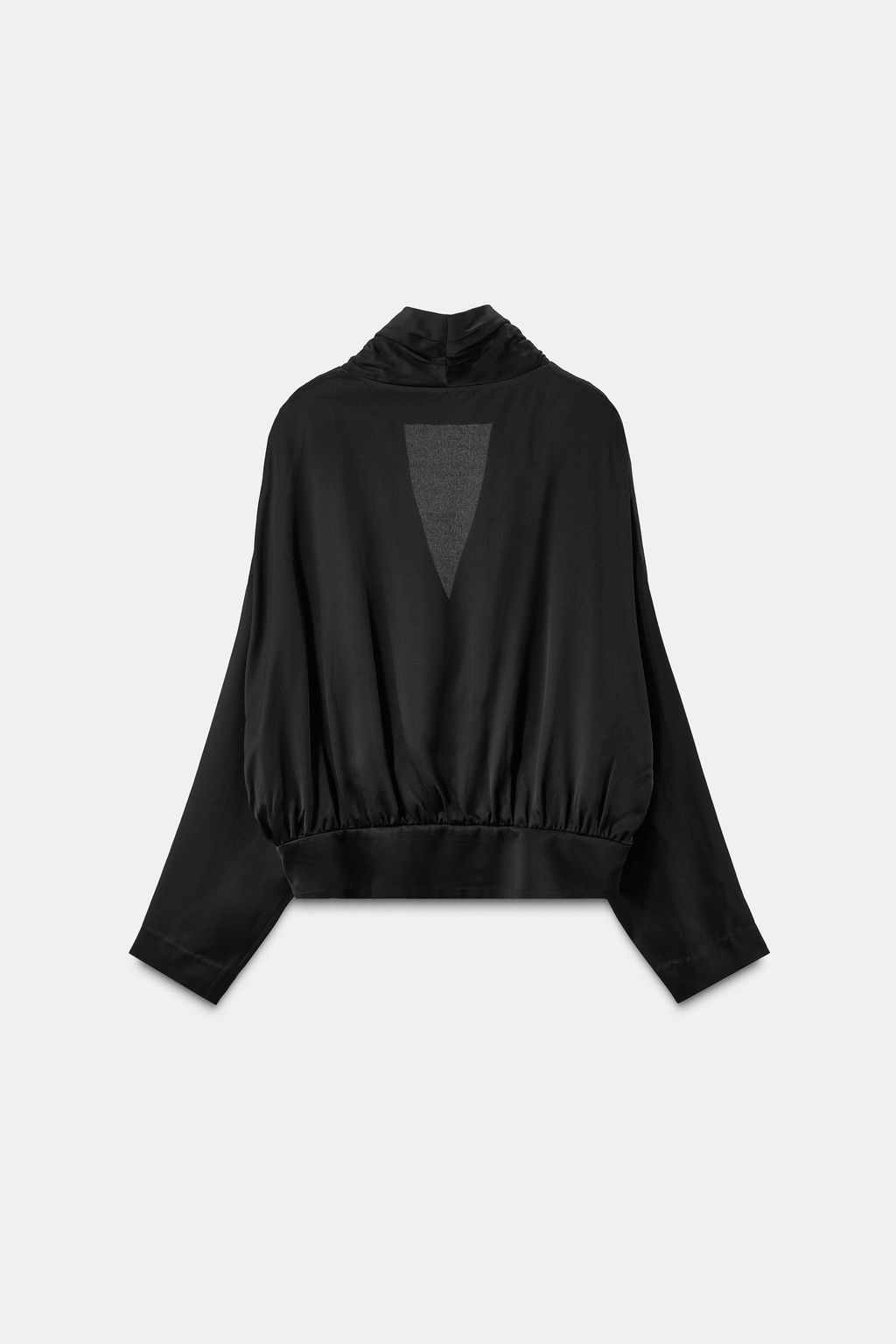FLOWING SATIN BLAZER SHIRT - Zara фото 5