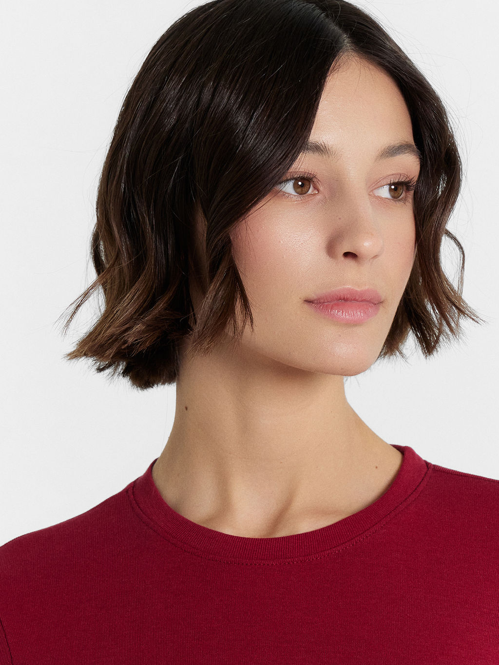 Комплект термо женский бордовый (лонгслив и леггинсы) винный 692407 - Mark formelle фото 5