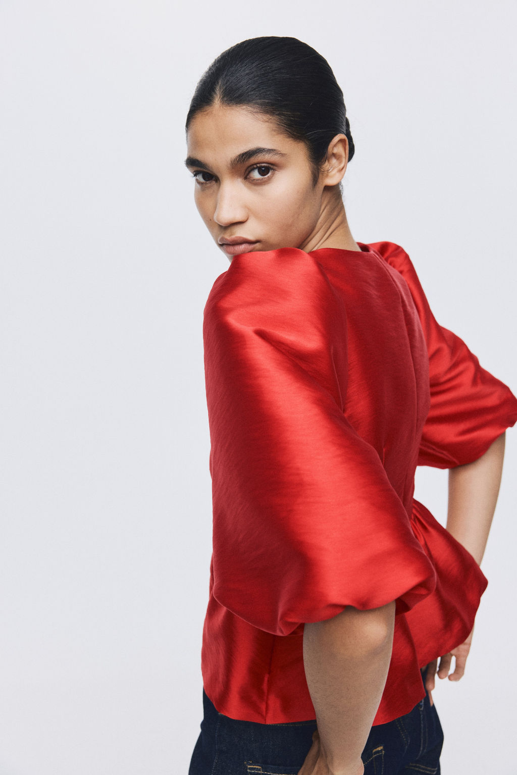 Blusa con peplum - H&m фото 2