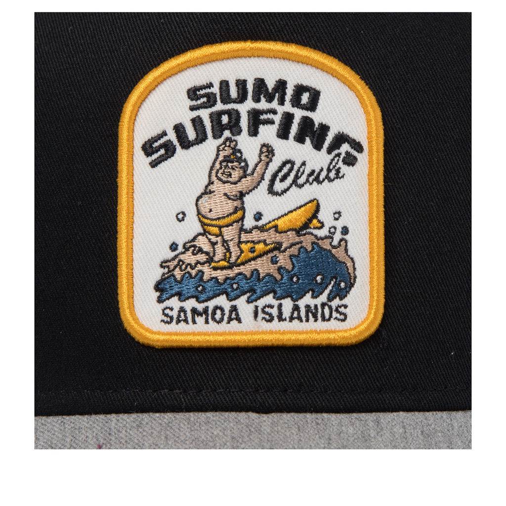 Бейсболка COASTAL арт. HFT Sumo Samoa (черный / светло-серый)  фото 3