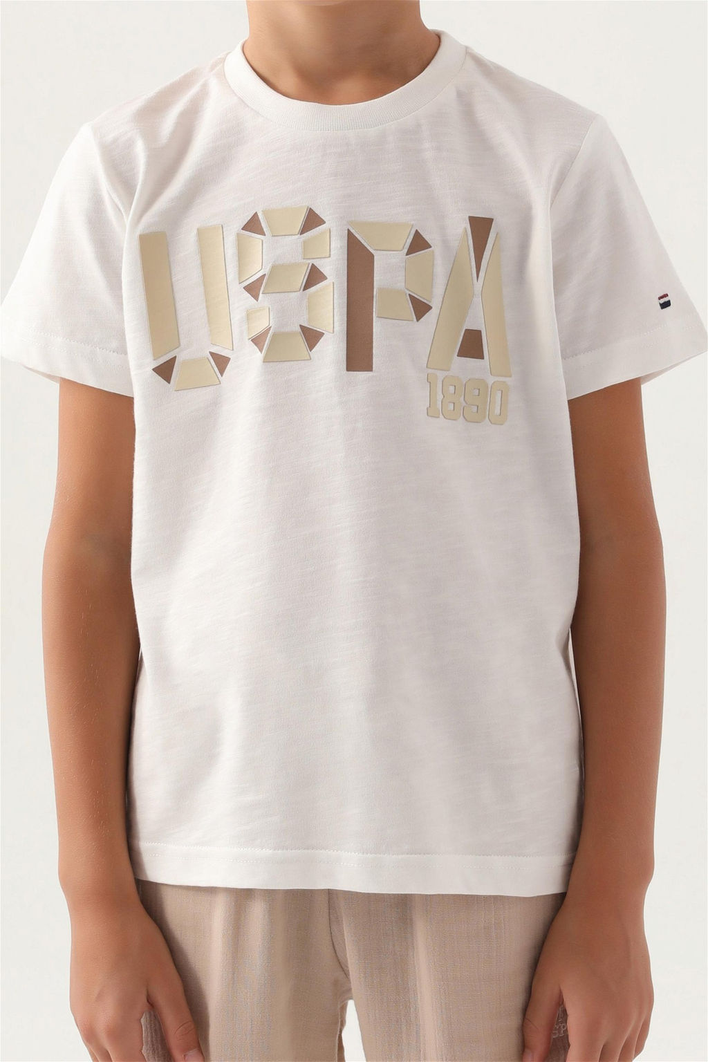 Бежевый пижамный комплект для мальчика Неожиданная скидка в корзине - U.s. polo assn фото 5