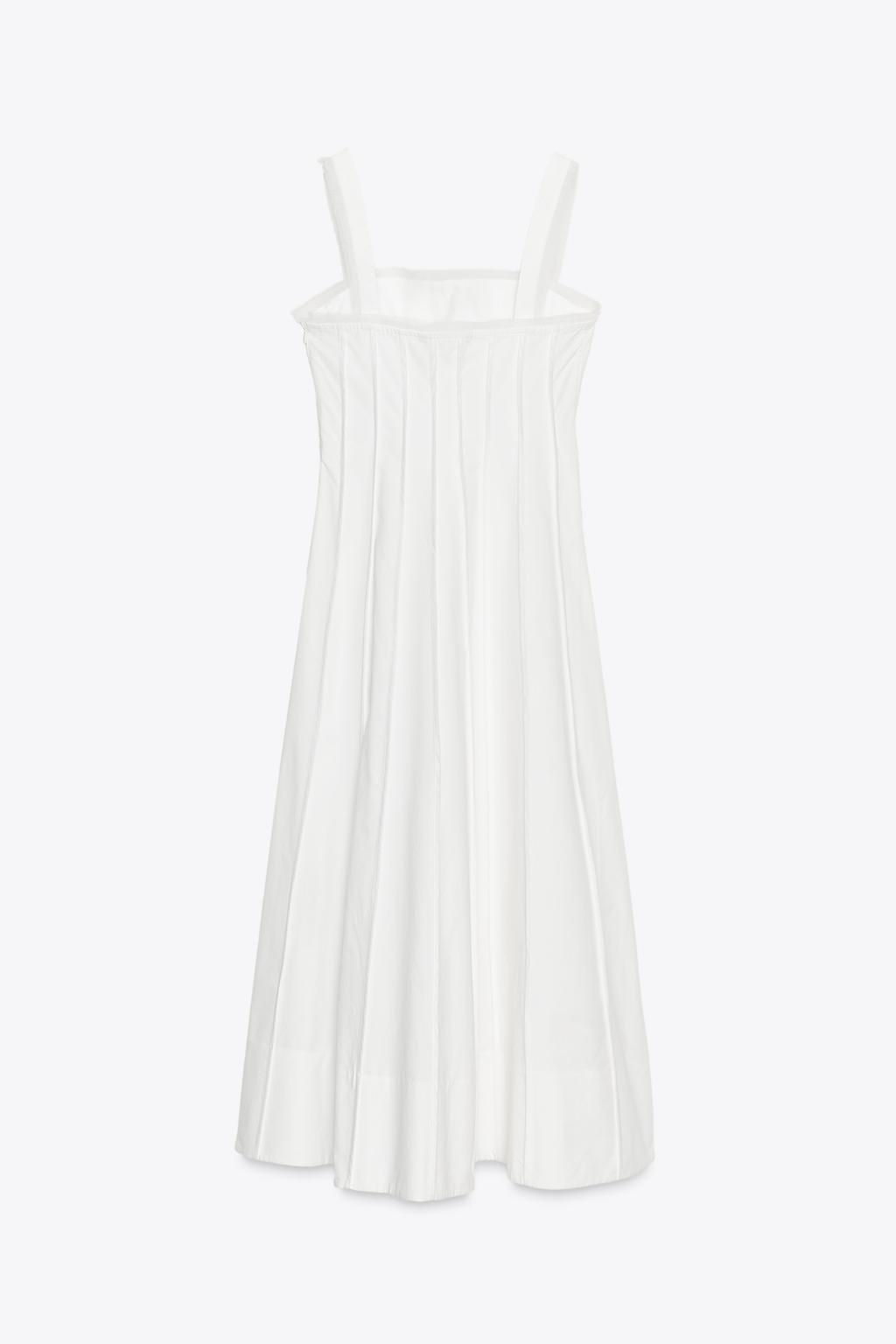 ZW COLLECTION LONG TRIM DRESS - Zara фото 7
