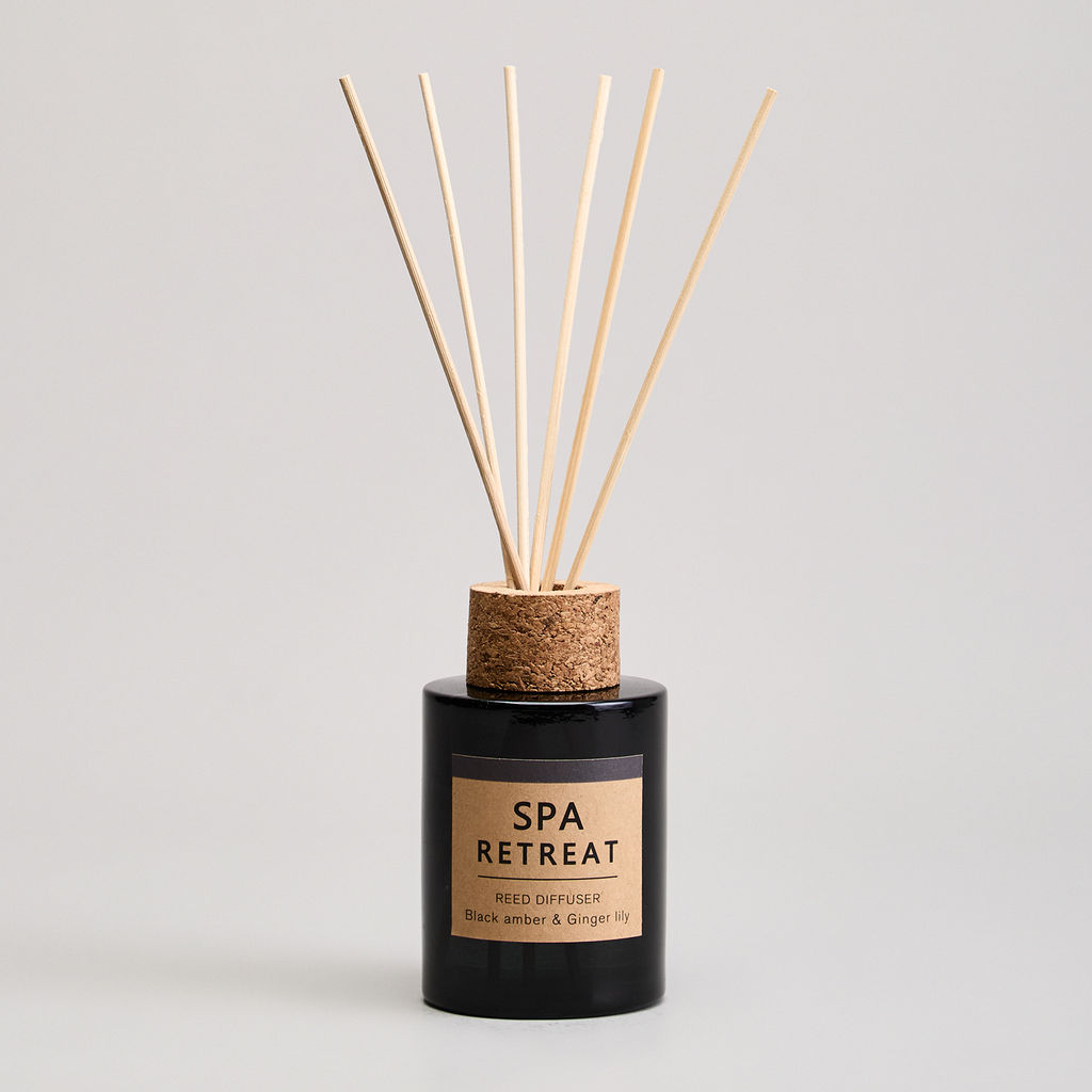 ДИФФУЗОР АРОМАТИЧЕСКИЙ SPA RETREAT BLACK AMBER&GINGER LILY 100 МЛ МАЛ.= 12ШТ.