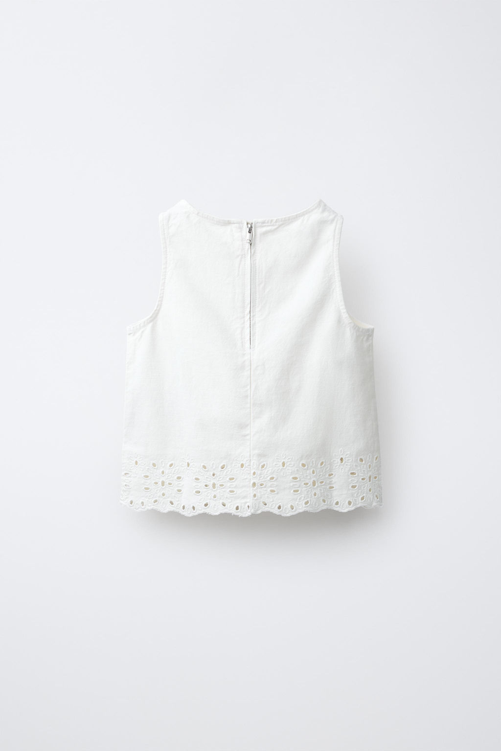 TOP BORDADO / Blanco - Zara фото 4