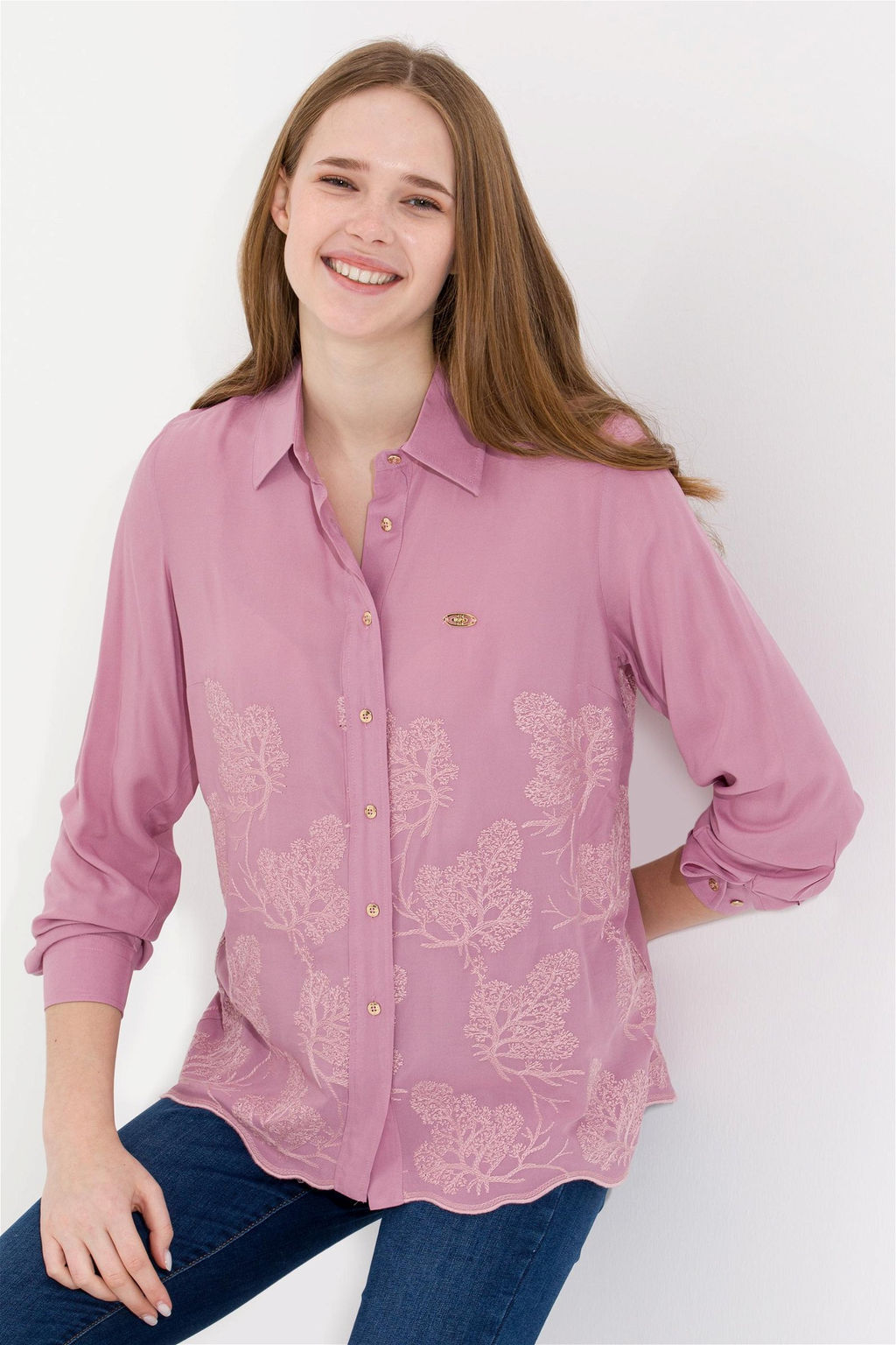 Женская рубашка с длинным рукавом Magnolia Неожиданная скидка в корзине - U.s. polo assn фото 4