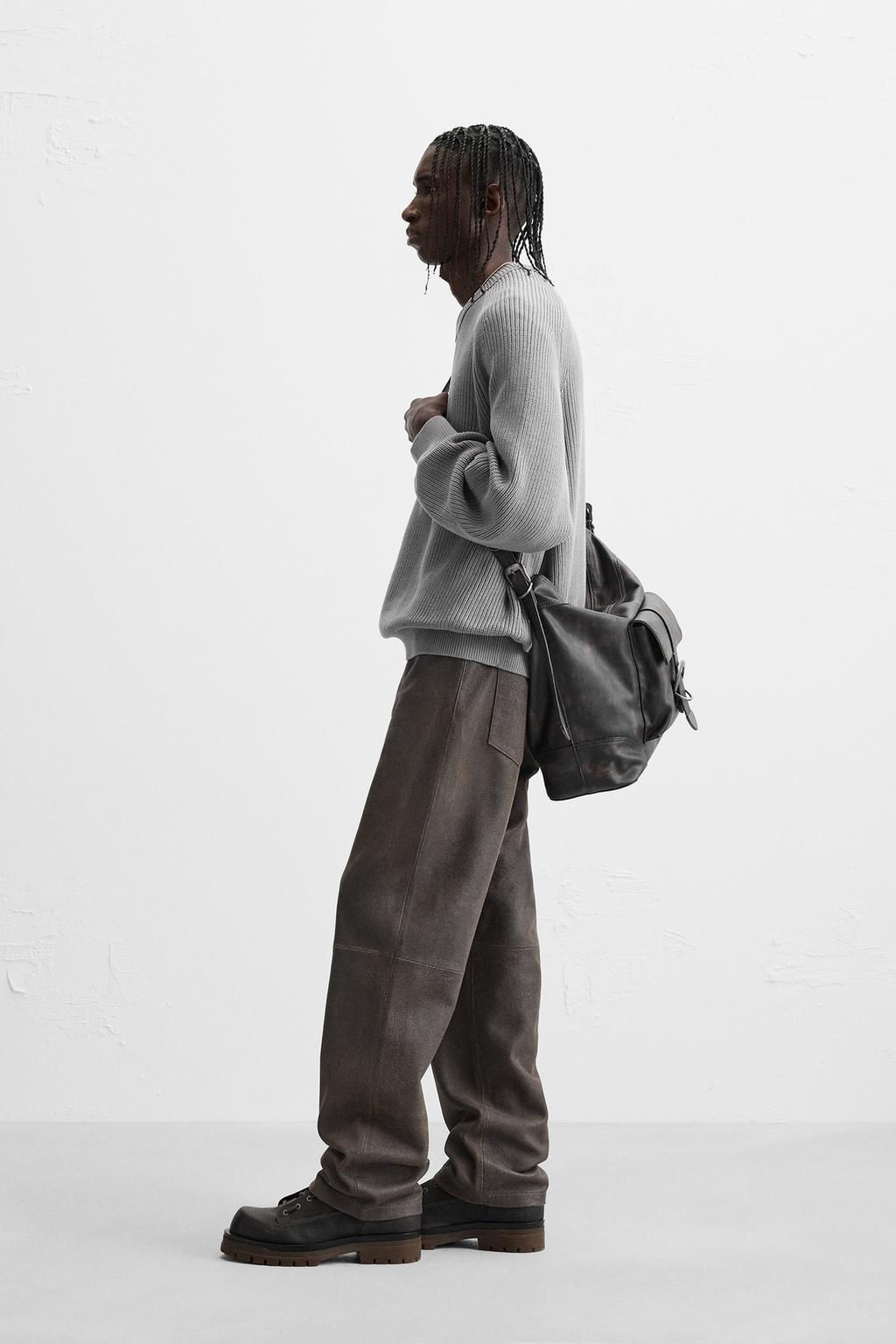 TEXTURED RELAXED FIT SWEATER - Zara фото 12