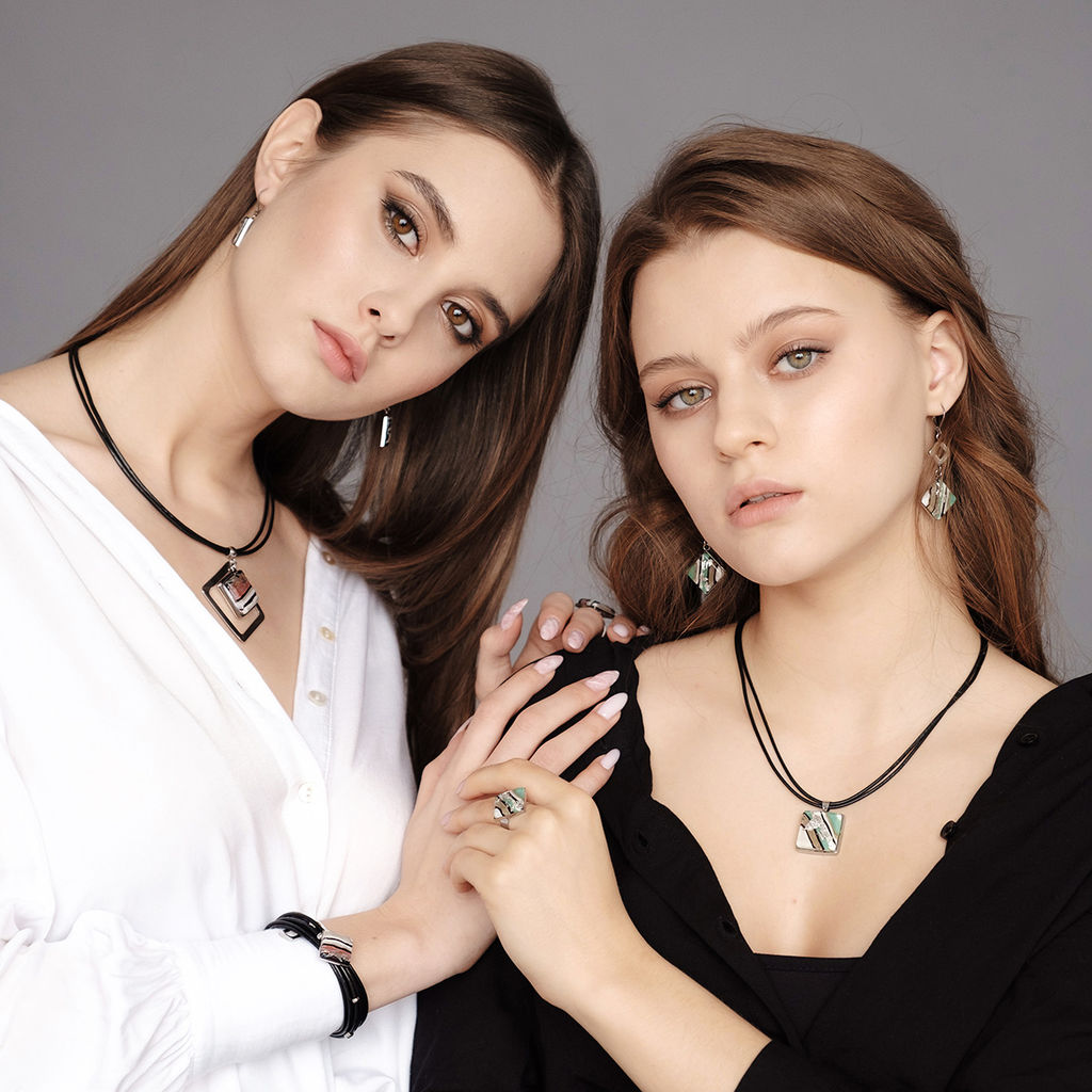 Серьги из муранского стекла ELEGANT ACCENT LS2986