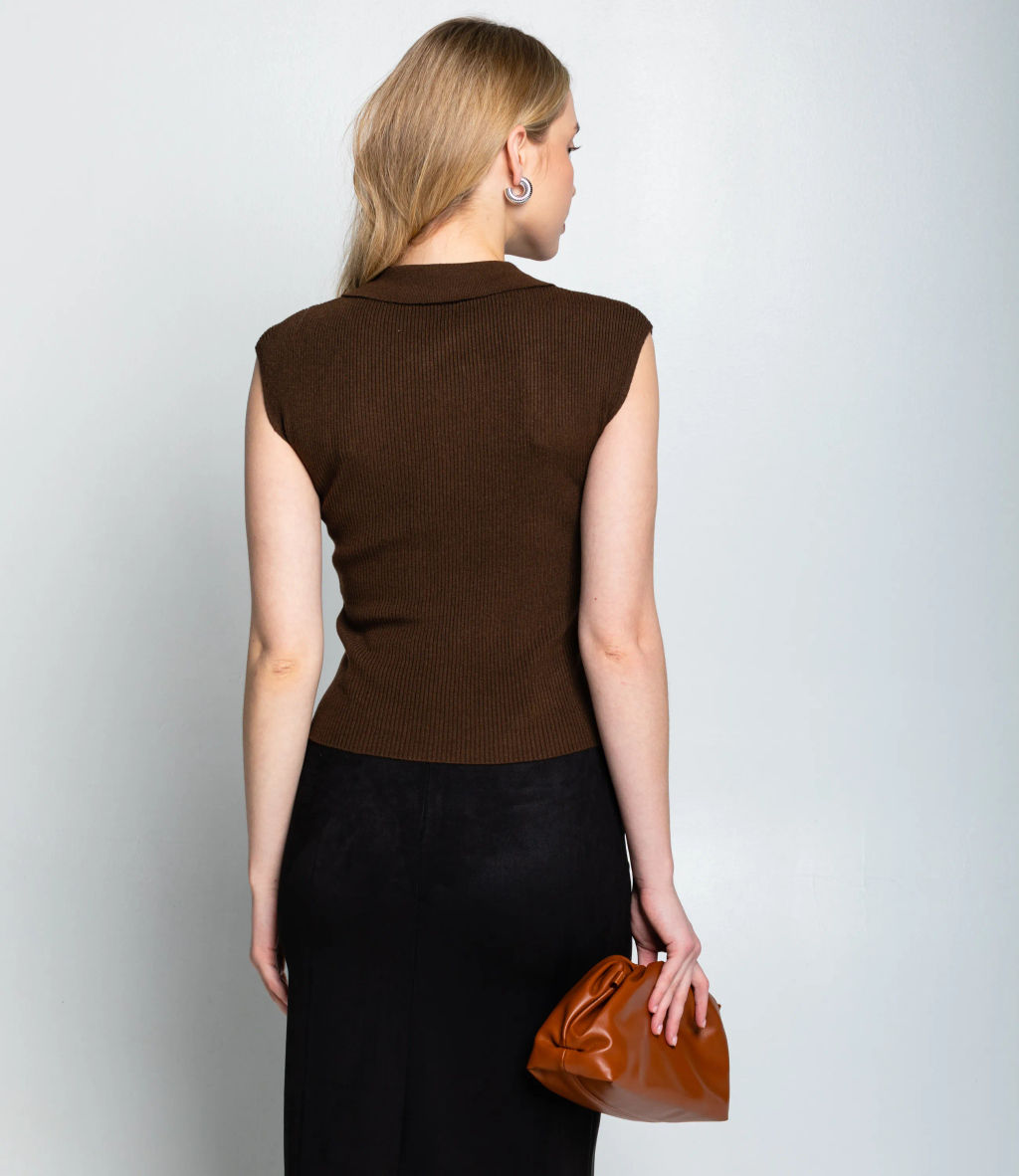 Топ #КТ060 (1), шоколадный