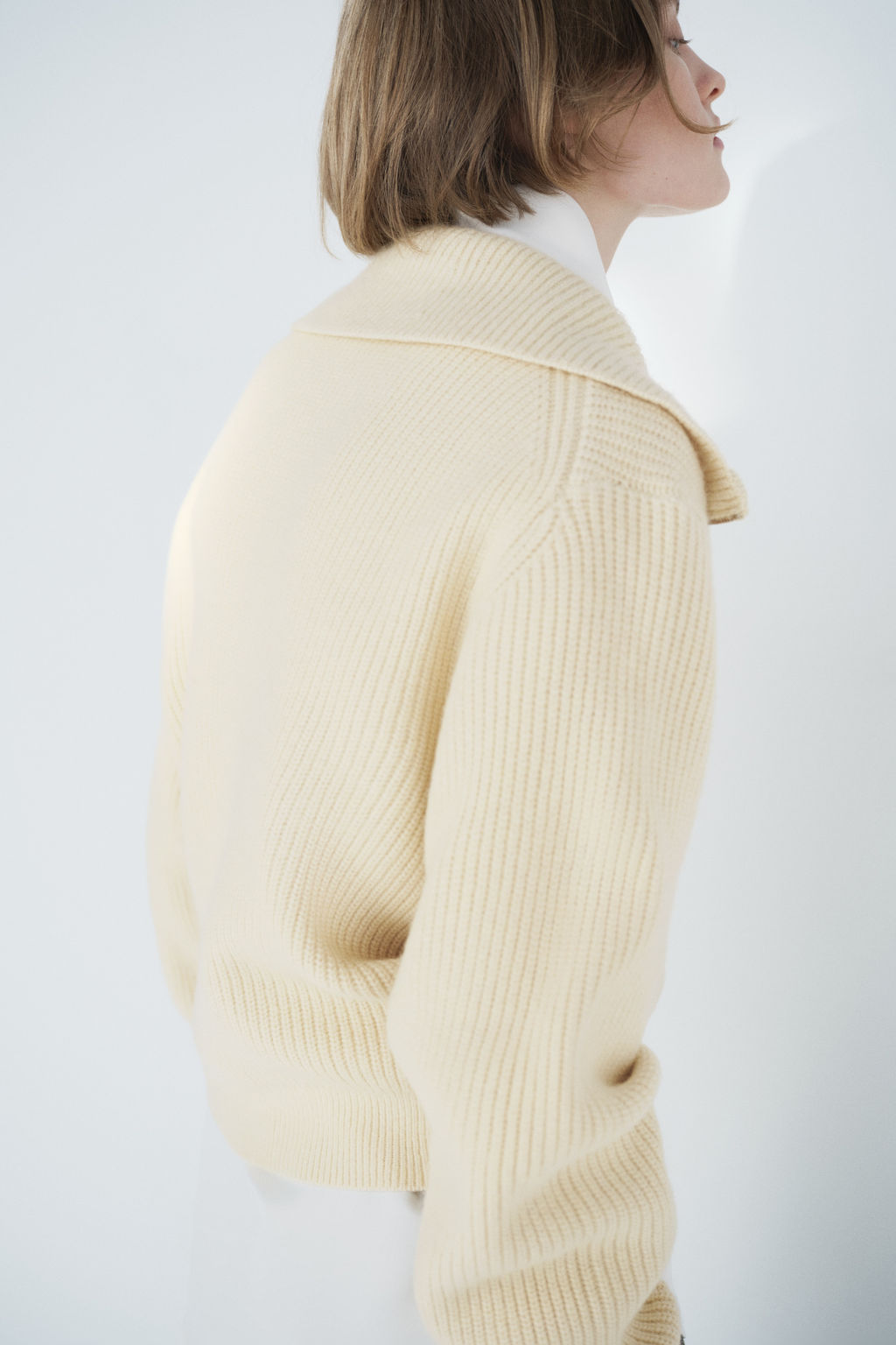 Jersey en punto de canal? con media cremallera - H&m фото 8
