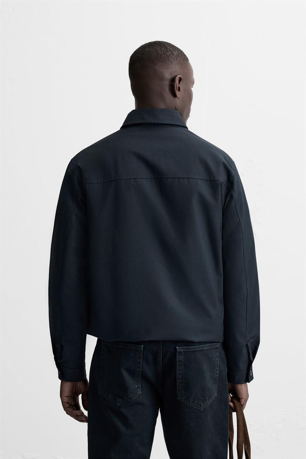 PADDED REGULAR FIT OVERSHIRT - Zara фото 11