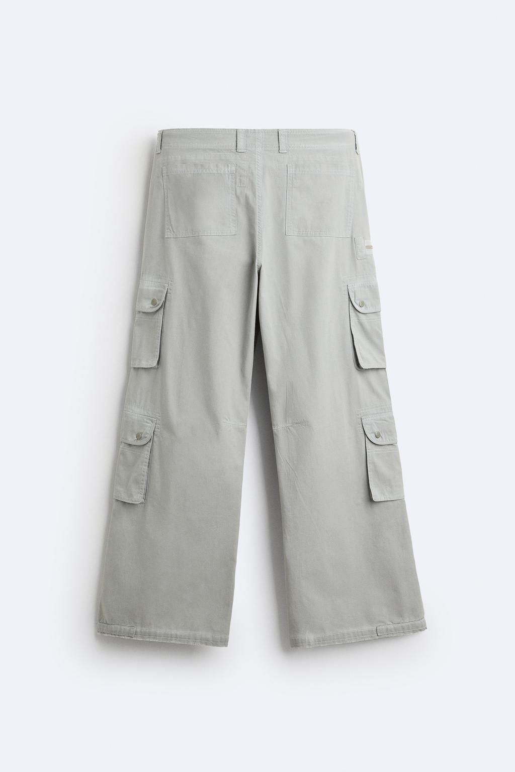 OVERDYED CARGO TROUSERS - Zara фото 7
