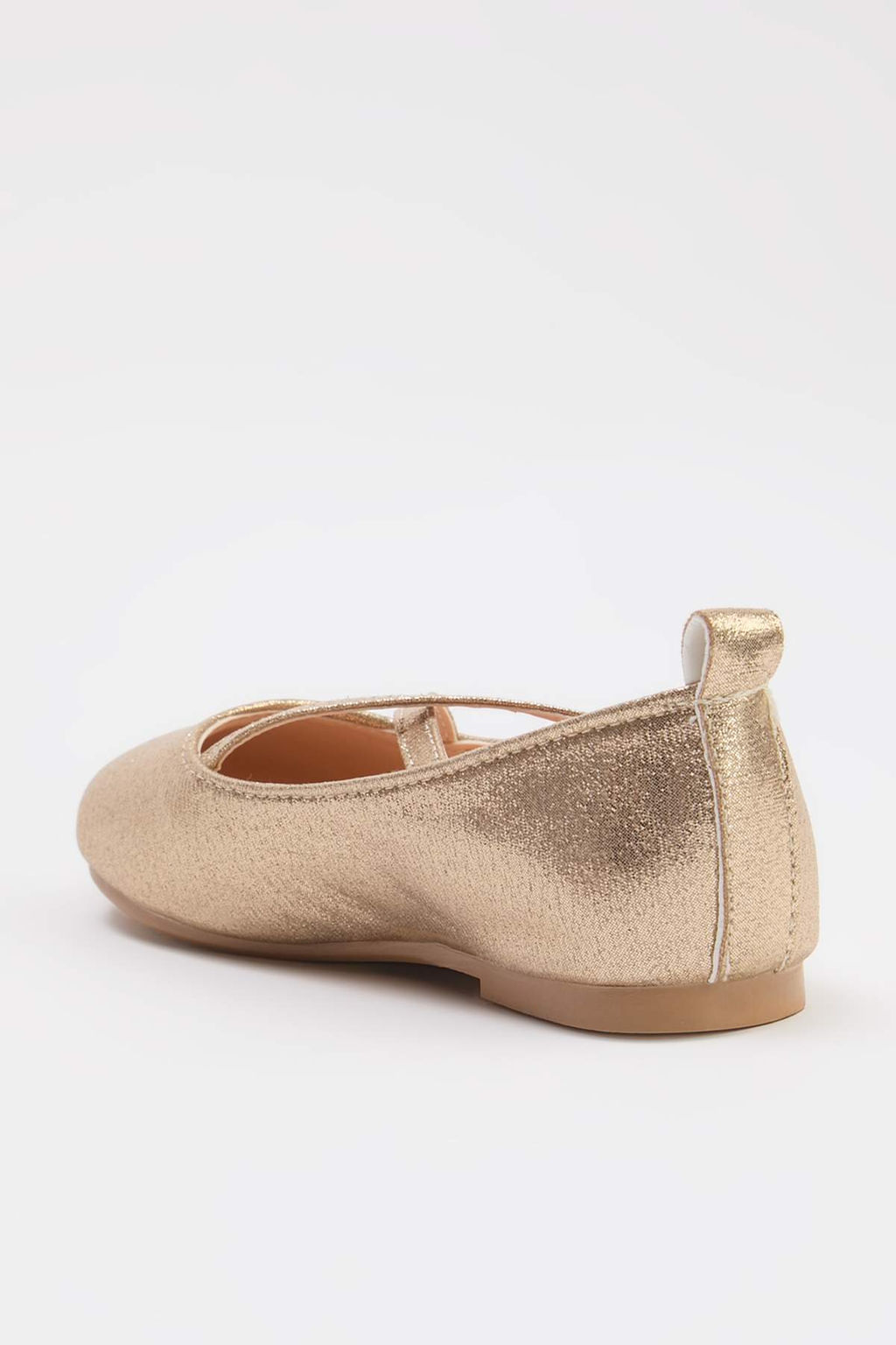 Gold Mary Jane Kucuk/Buyuk K?z Cocuk Babet TAKSS26BE00014 - Trendyolmilla фото 4