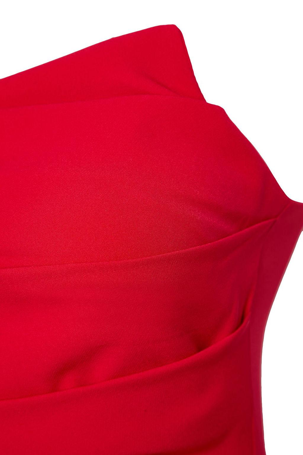 TRENDYOLMILLA Lacivert Vucuda Oturan Straplez Buzgulu Dokuma K?sa S?k Elbise TPRSS25EL00080  фото 8