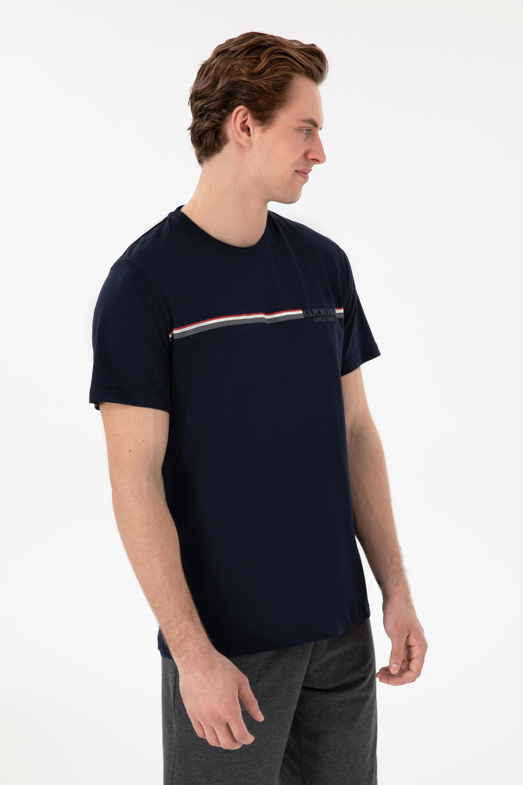 Erkek Lacivert Pijama Tak_m_ Sepette S_rpriz _ndirim - U.s. polo assn фото 3