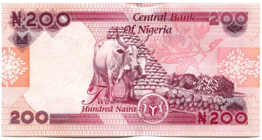 Банкнота 200 найра 2023 года Нигерия