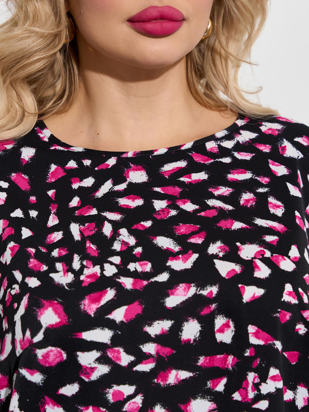 Блузка 0220-1 черный кварц