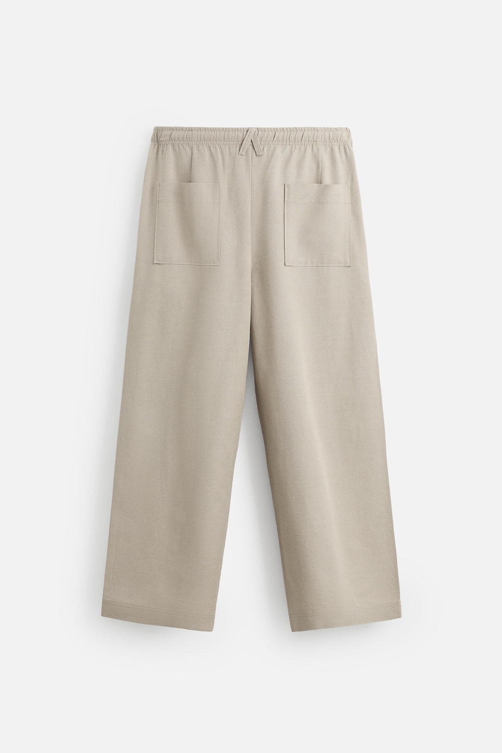 REGULAR FIT JOGGER WAIST TROUSERS - Zara фото 7
