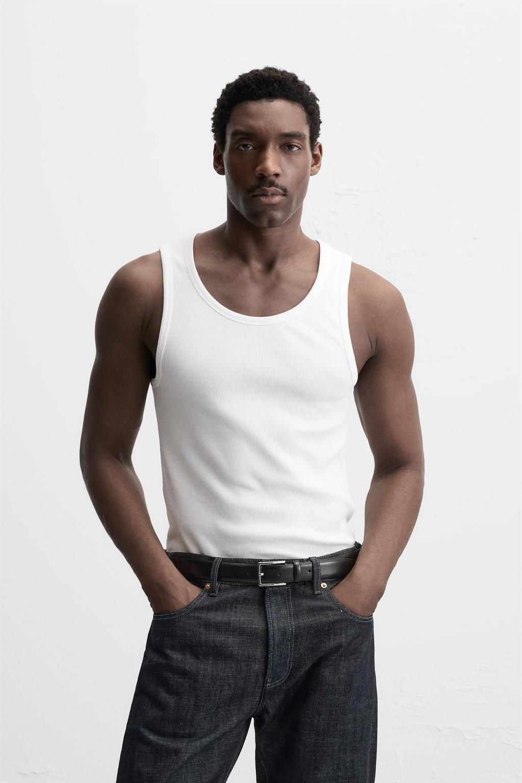BASIC RIBBED TANK TOP - Zara фото 10