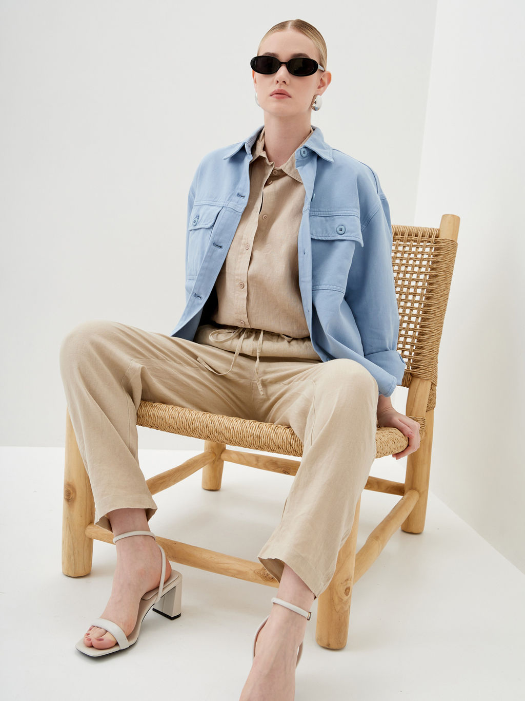 Женские льняные Брюки - Mossmore фото 51