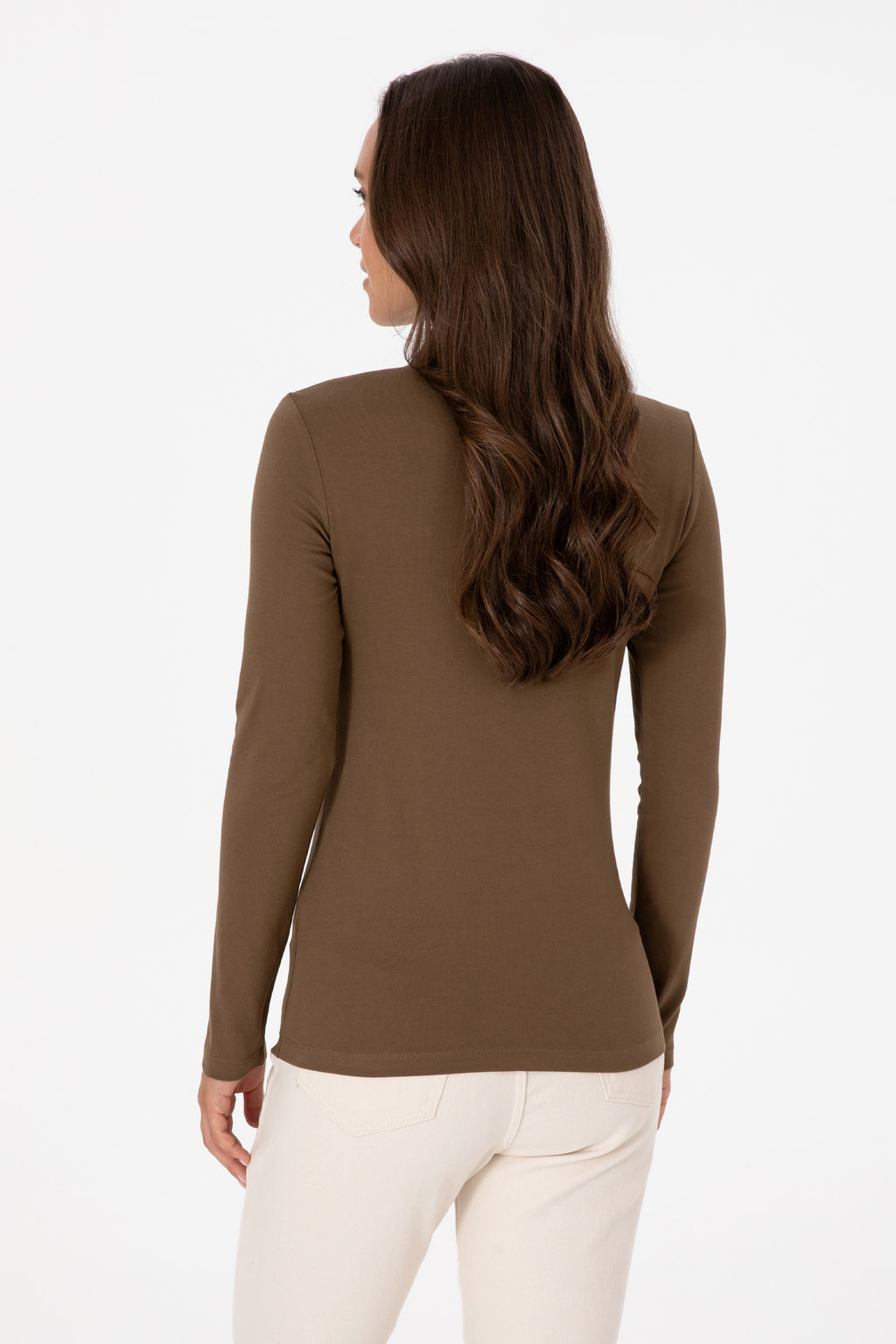 Kad_n Haki Basic Polo Yaka Sweatsh_rt Sepette S_rpriz _ndirim - U.s. polo assn фото 12