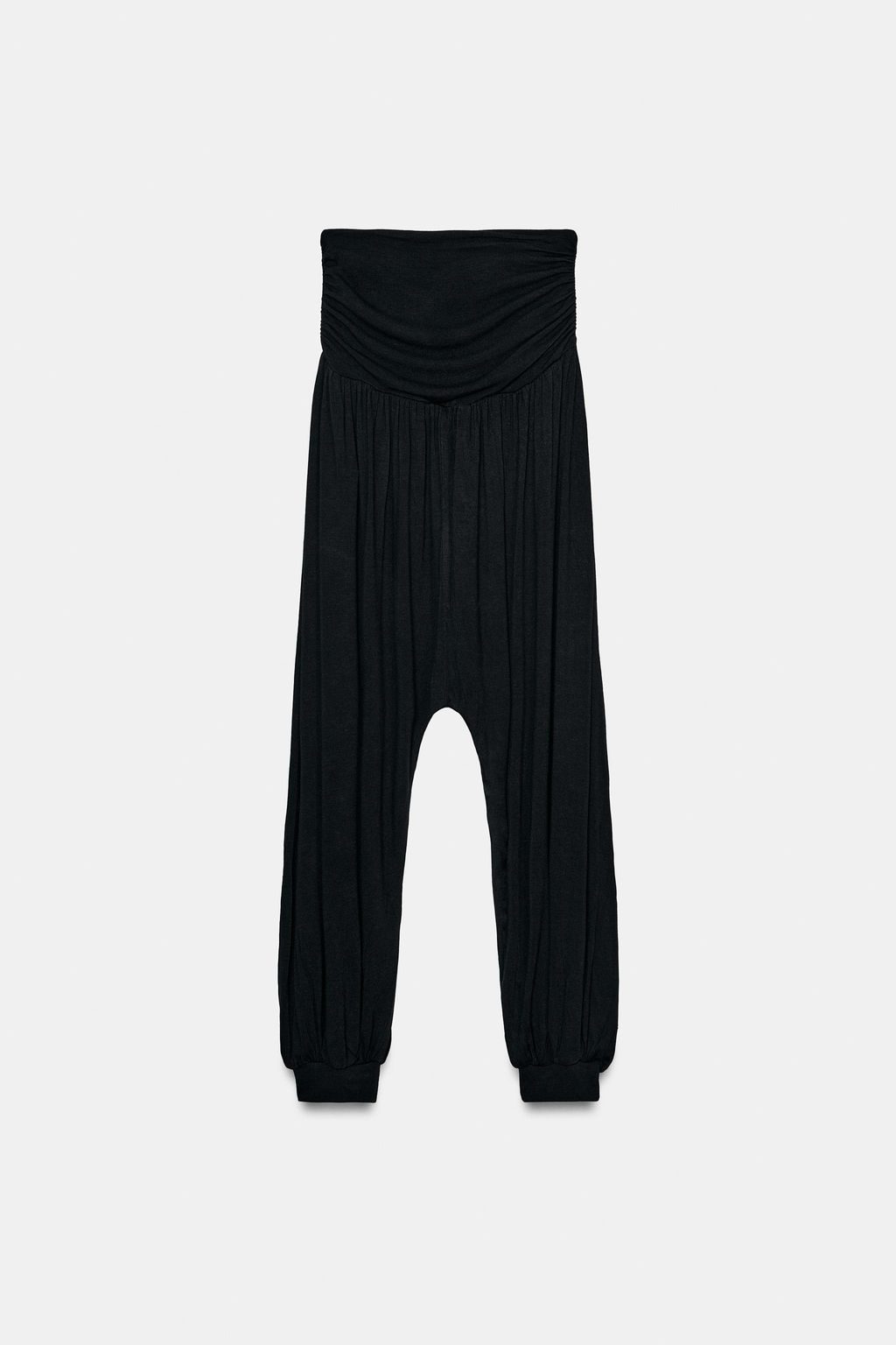 PANTAL?N BAGGY FLUIDO / Negro - Zara фото 9