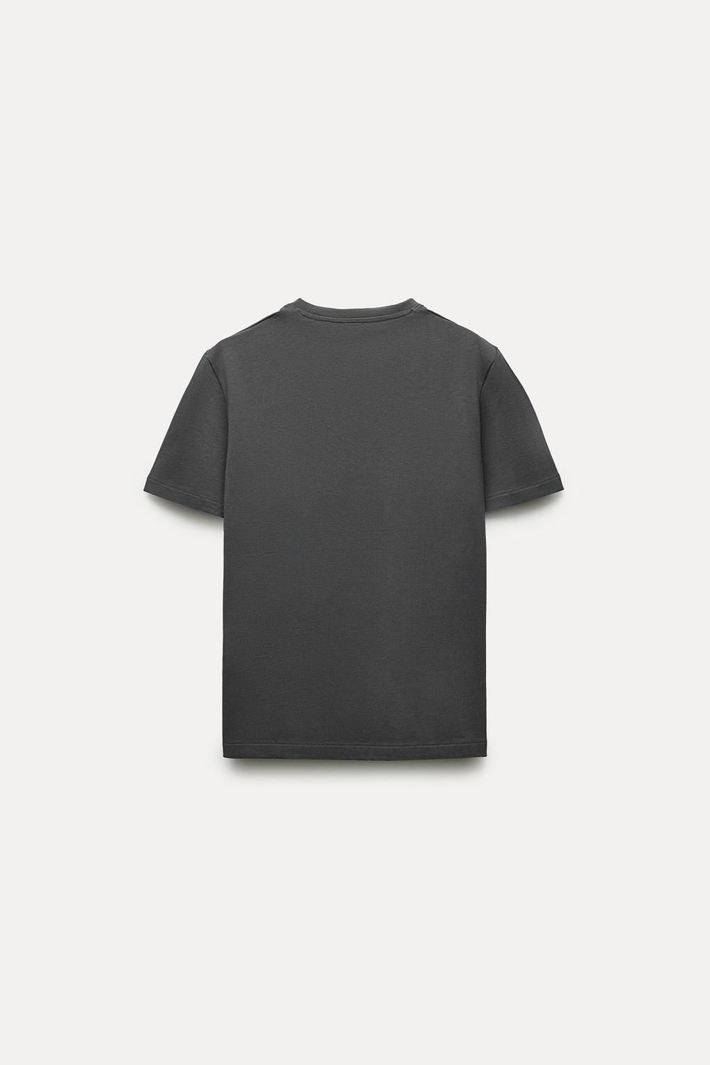 HEAVY COTTON T-SHIRT - Zara фото 29