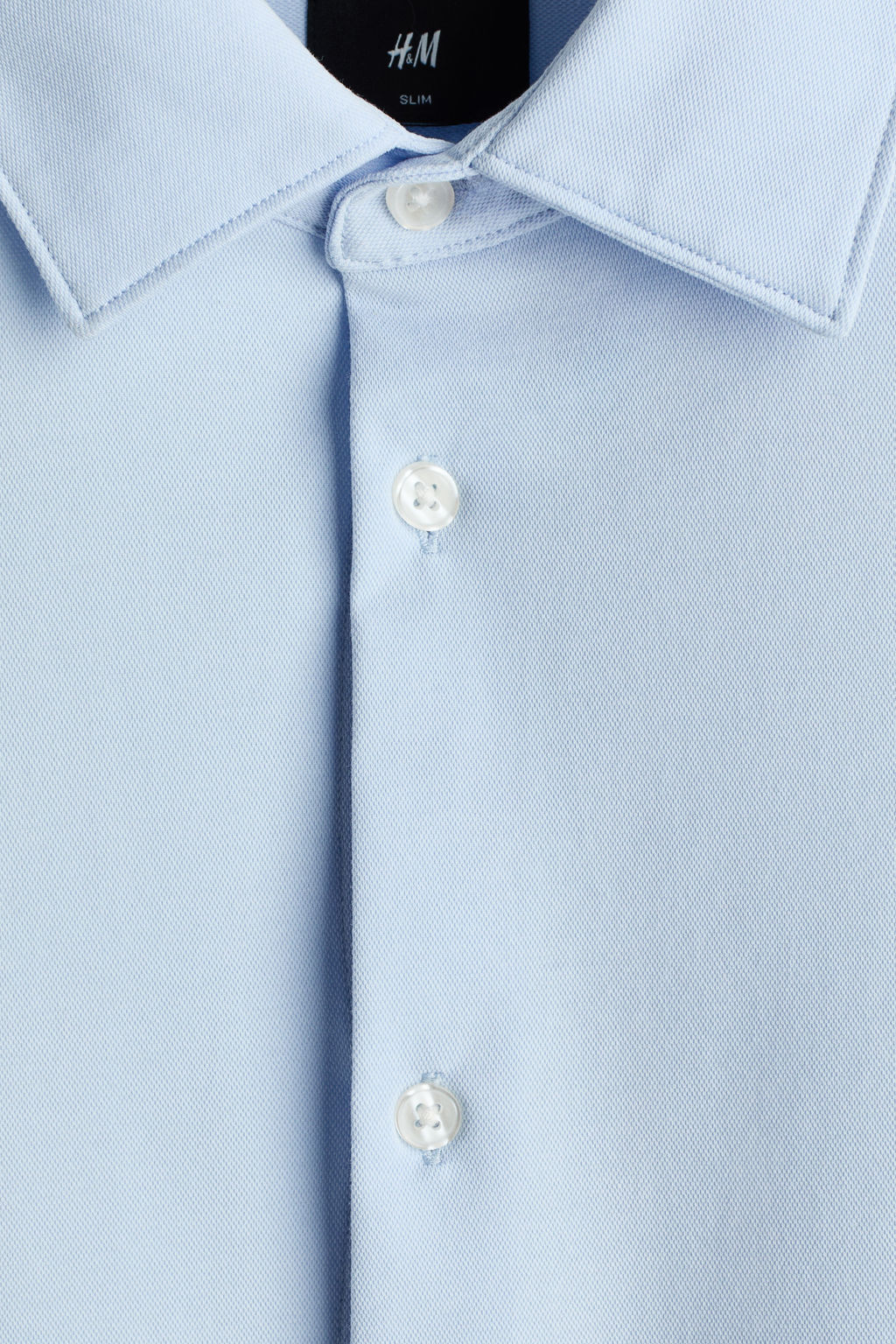 Camisa en tejido el?stico multidirecci?n Slim Fit - H&m фото 6