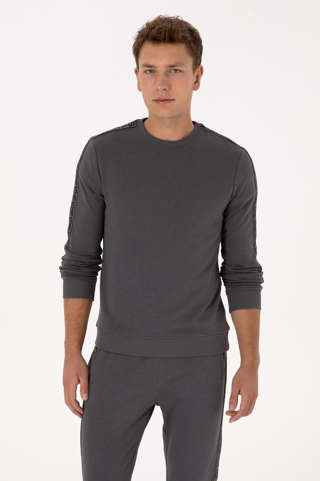Erkek Gri Sweatshirt