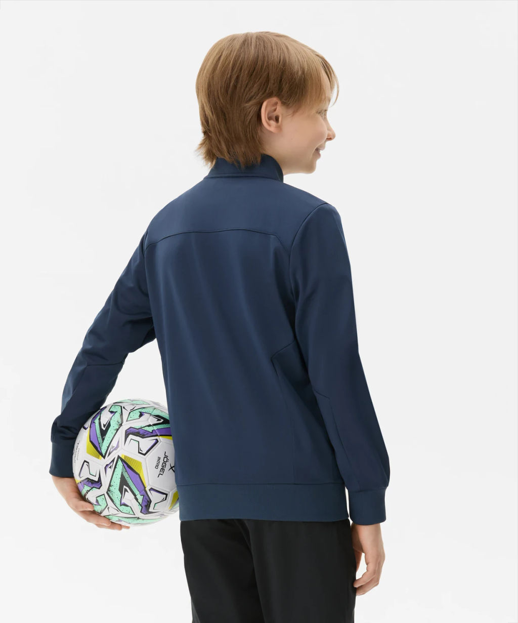 Олимпийка JOGEL DIVISION PerFormDRY Pre-match Knit Jacket, темно-синий, детский  фото 6