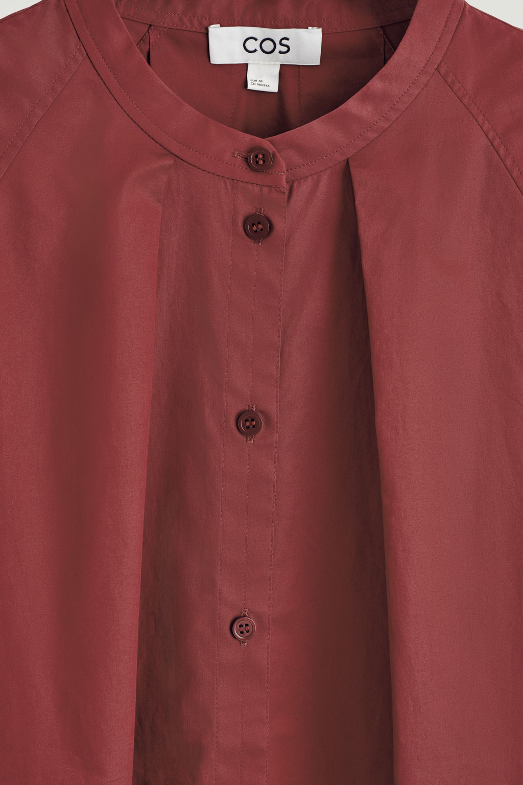 CAMISA DE ALGOD?N CON CUELLO MAO - H&m фото 5
