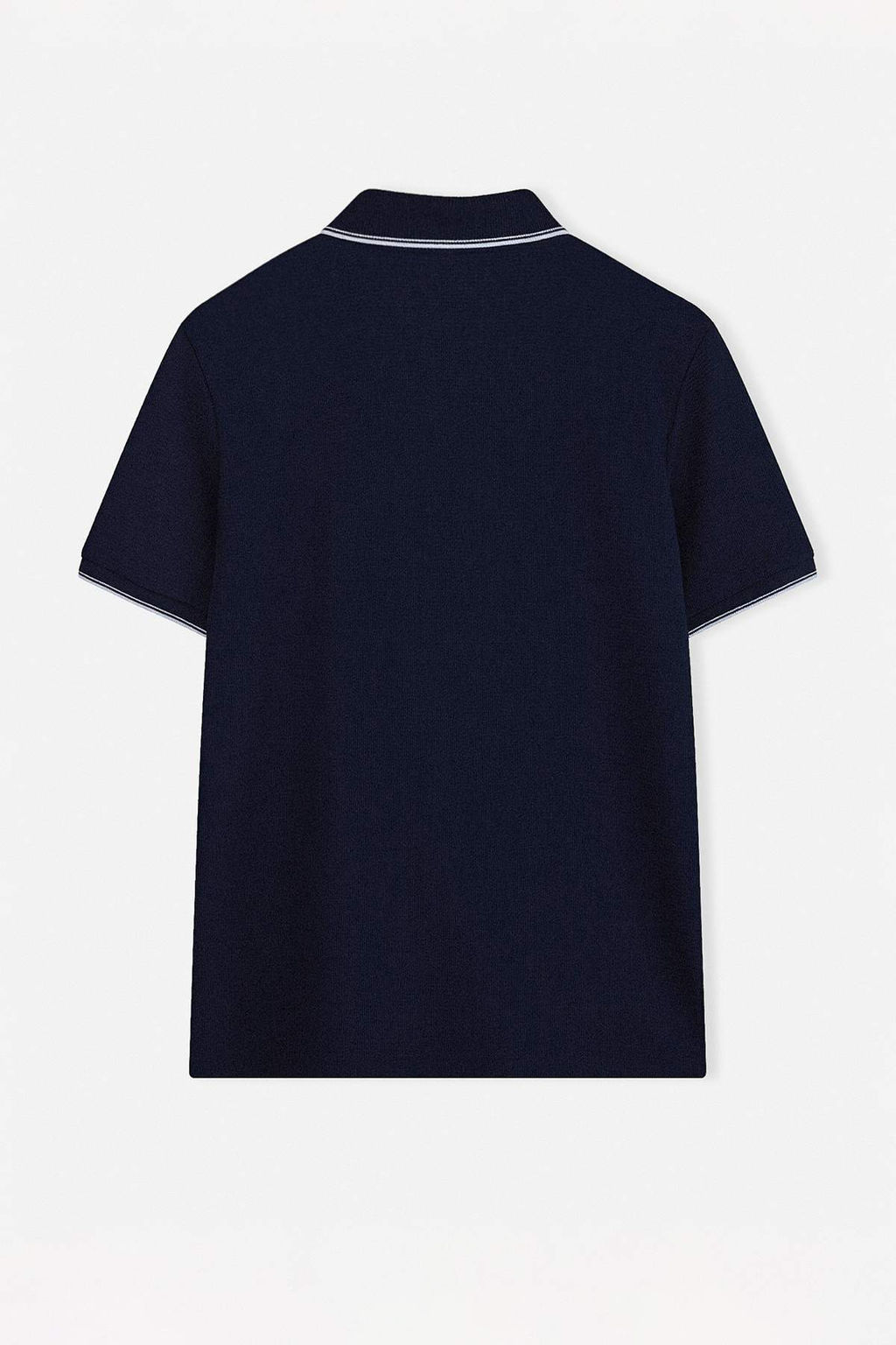 Lacivert Regular Polo Yaka Duz Polo Yaka T-shirt TMNSS26PO00021