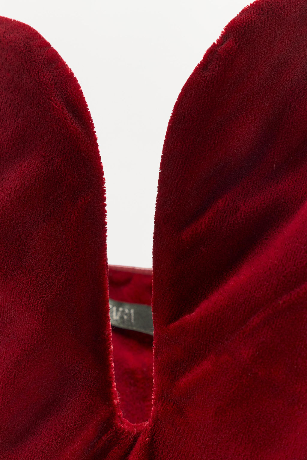 LIMITED EDITION VELVET BANDEAU DRESS